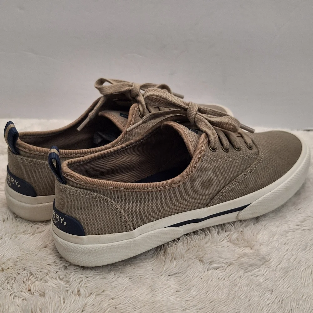 Sperry Top Sider Sneaker Women's 7 Taupe